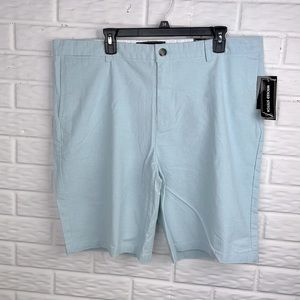 WICKED STITCH SHORTS TAILORED FLAT FRONT MINT BLUE SIZE 38